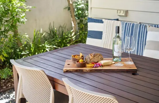 Garden and Seating area