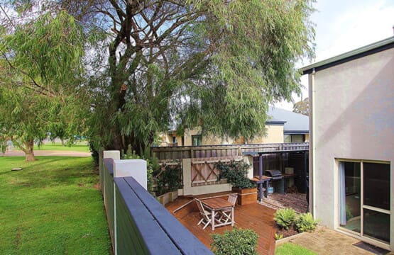 Garden and seating area