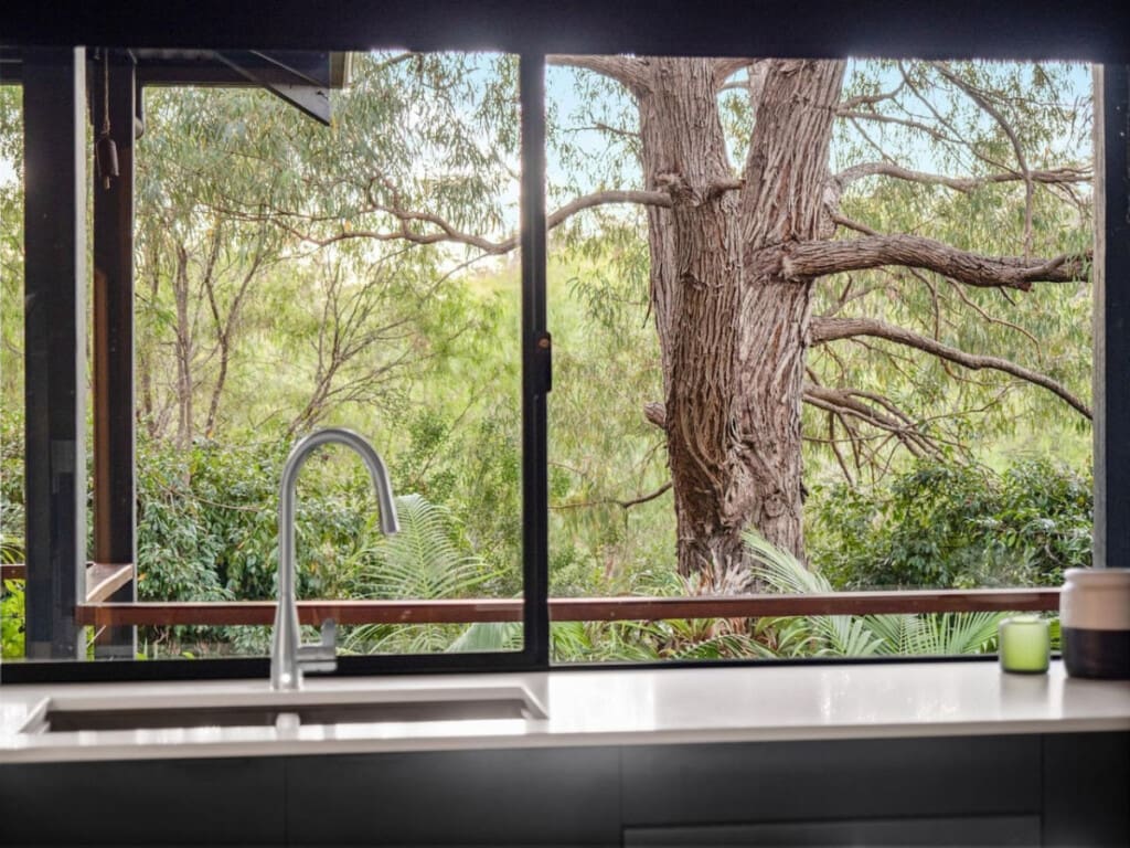 Kitchen and Garden View