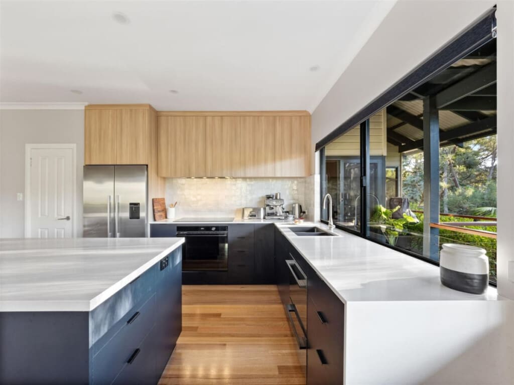 Kitchen and Garden View