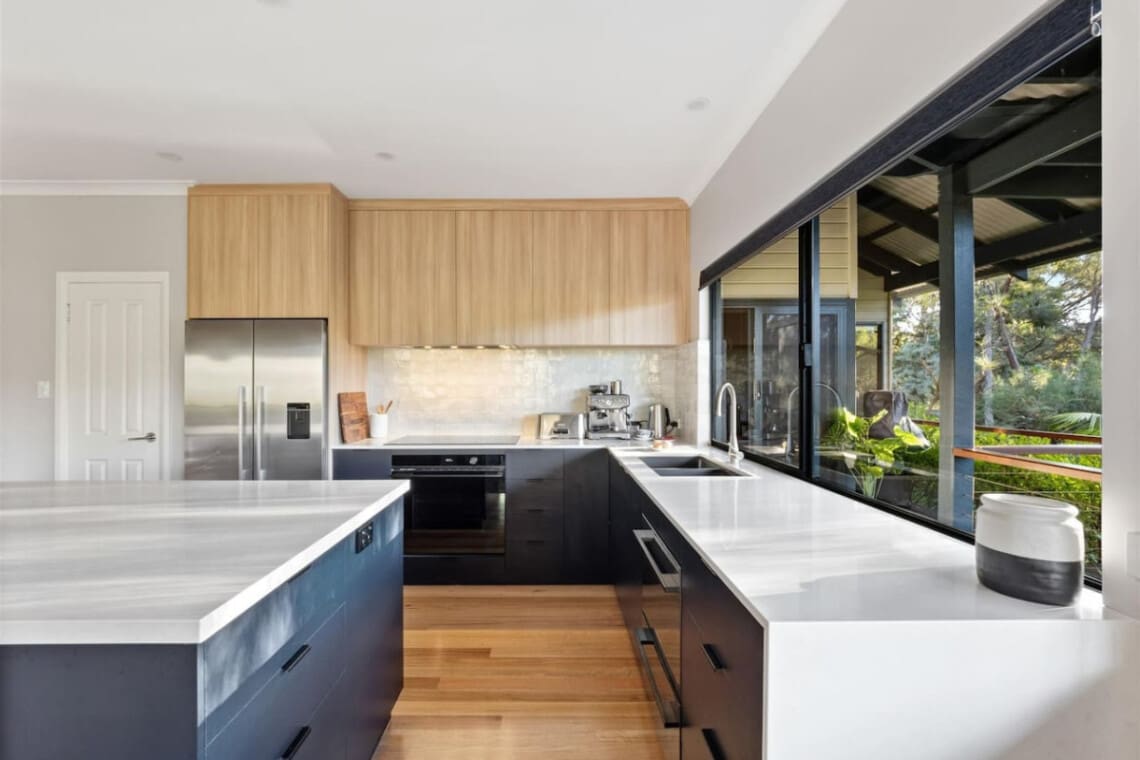 Kitchen and Garden View