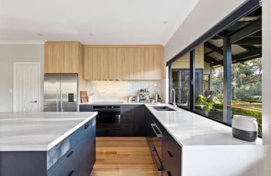 Kitchen and Garden View