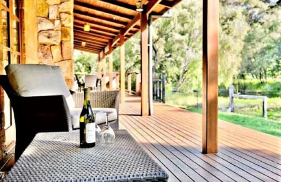 Porch, Seating area and Garden view