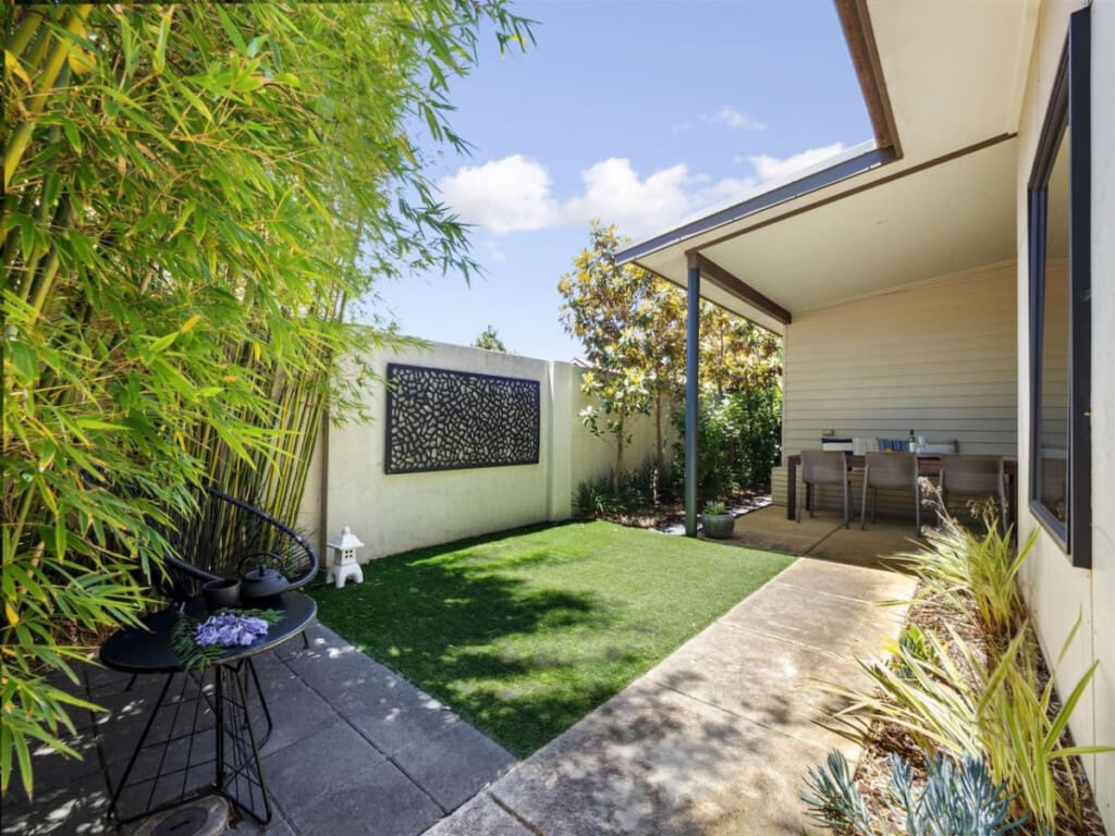 Garden and Seating area