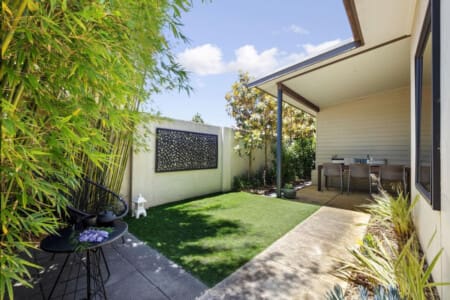 Garden and Seating area