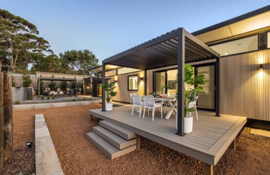 Dining Deck and Garden Views