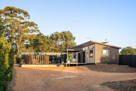 Cabin 21 Entry View & Parking
