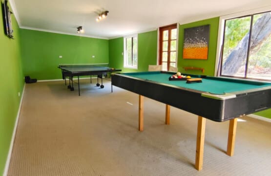 Games Room with Table Tennis, Darts & Pool