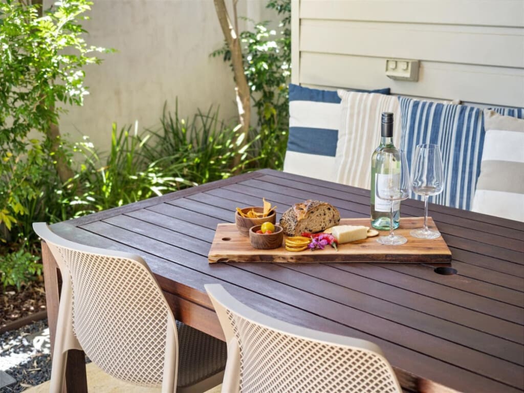 Garden and Seating area