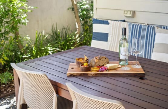 Garden and Seating area