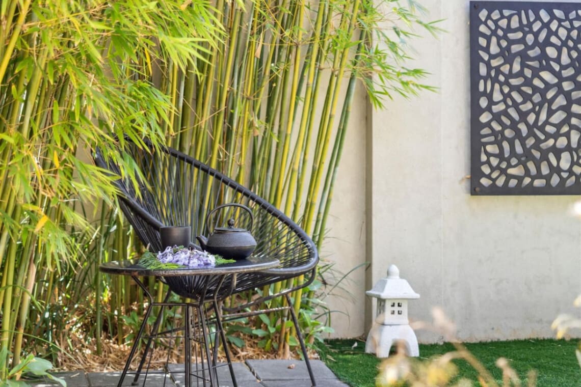 Garden and Seating area