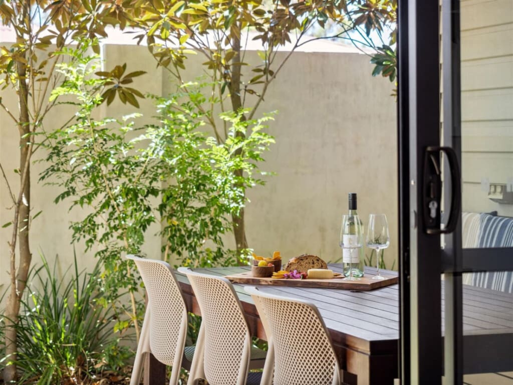 Garden and Seating area