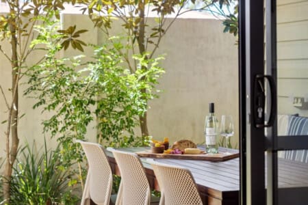 Garden and Seating area