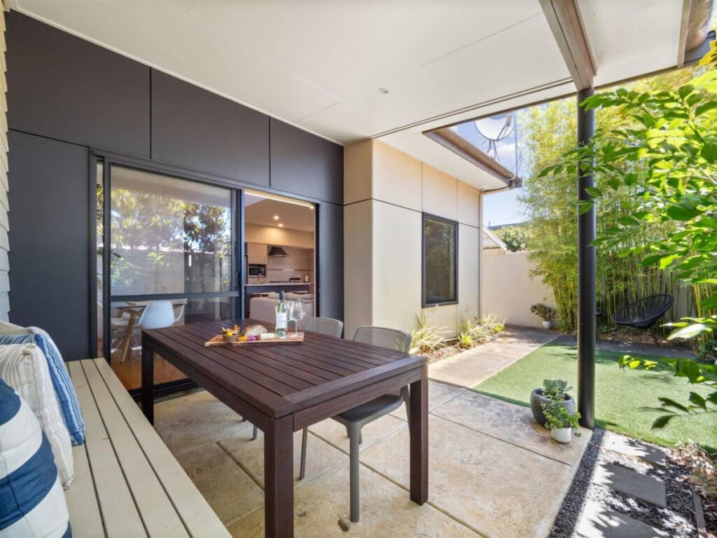 Garden and Seating area