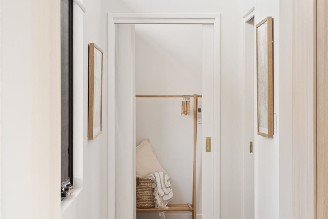 Hallway leading to main bedroom