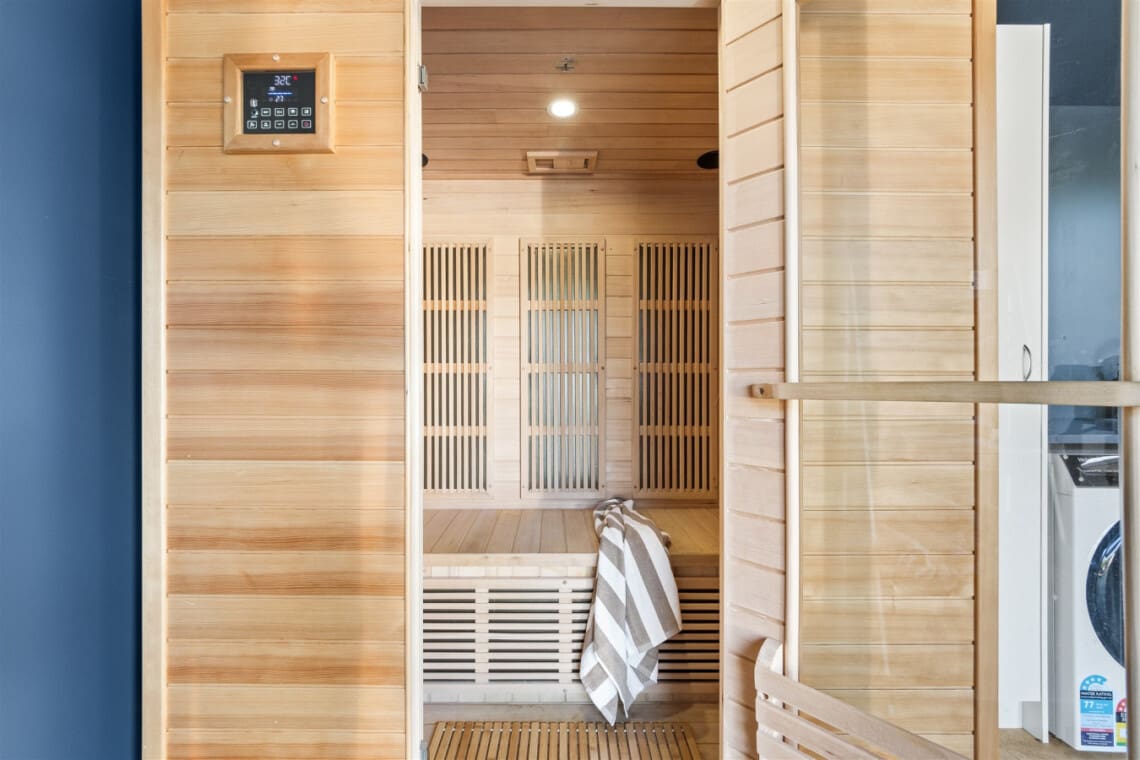 Luxury Three Person Cedar Sauna