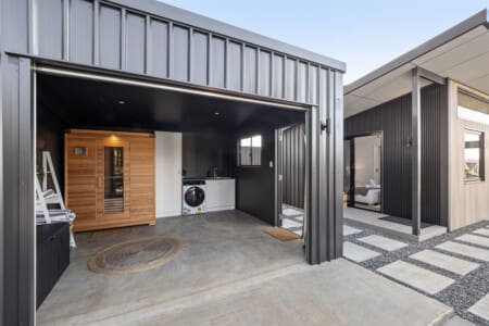 Sauna and Laundry Room