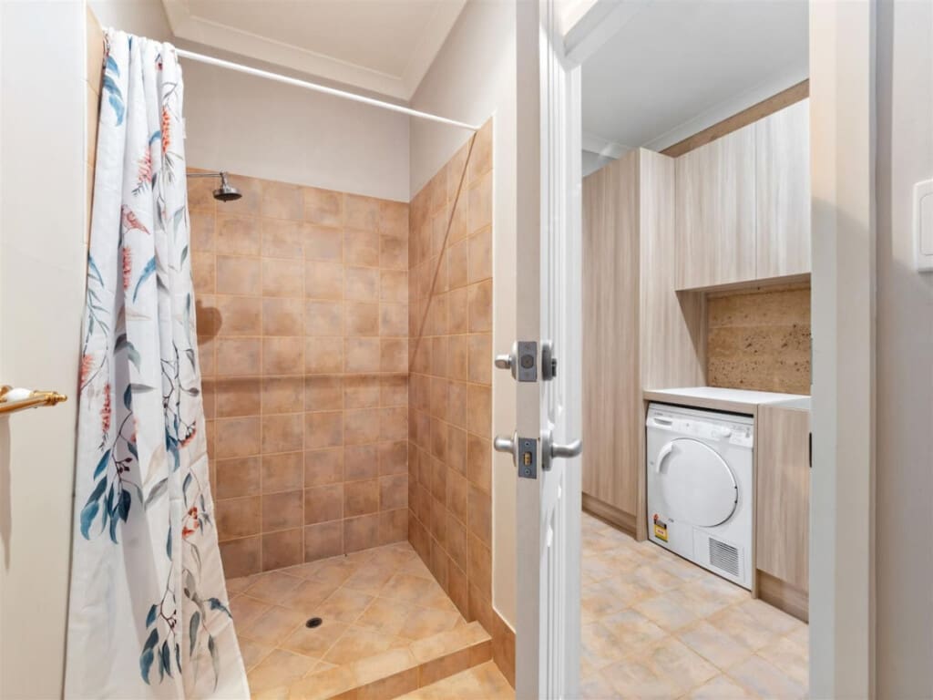 Shower and Laundry Room