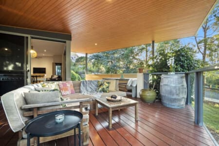 Balcony/Terrace, Seating area and Garden view