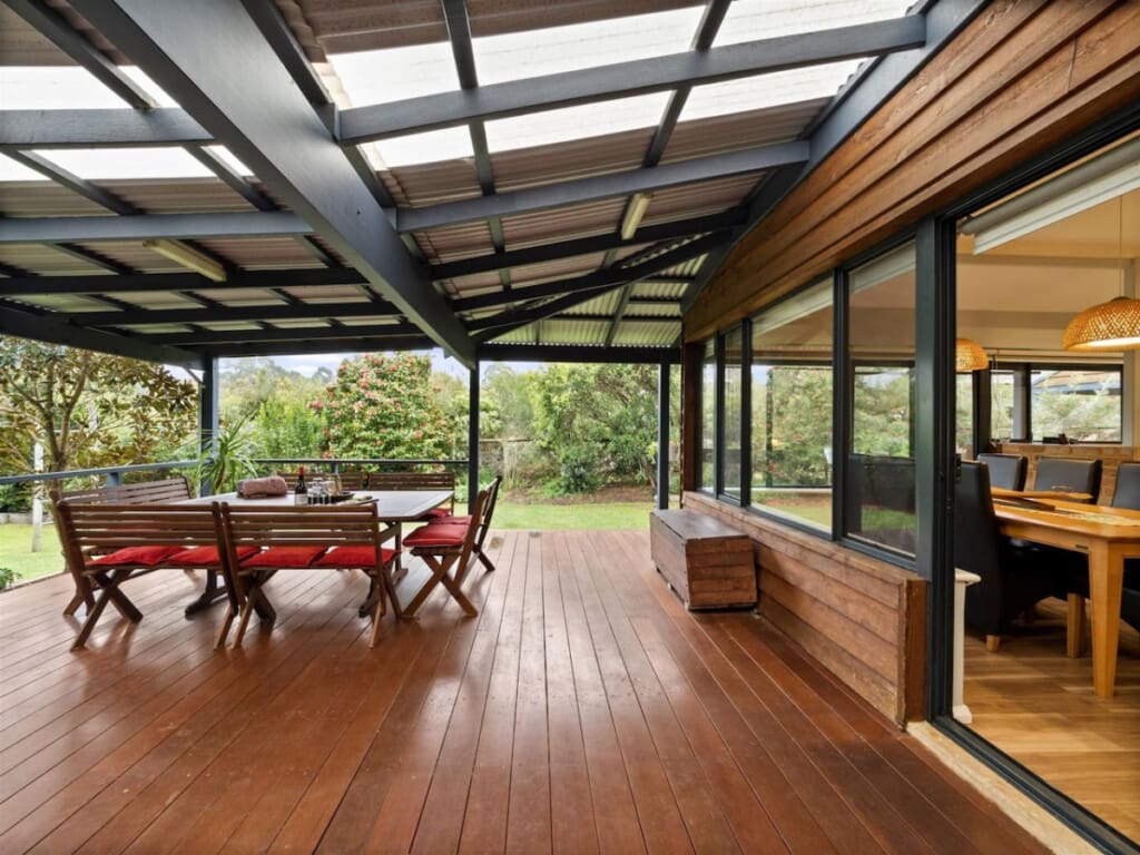 Balcony/Terrace, Seating area and Garden view