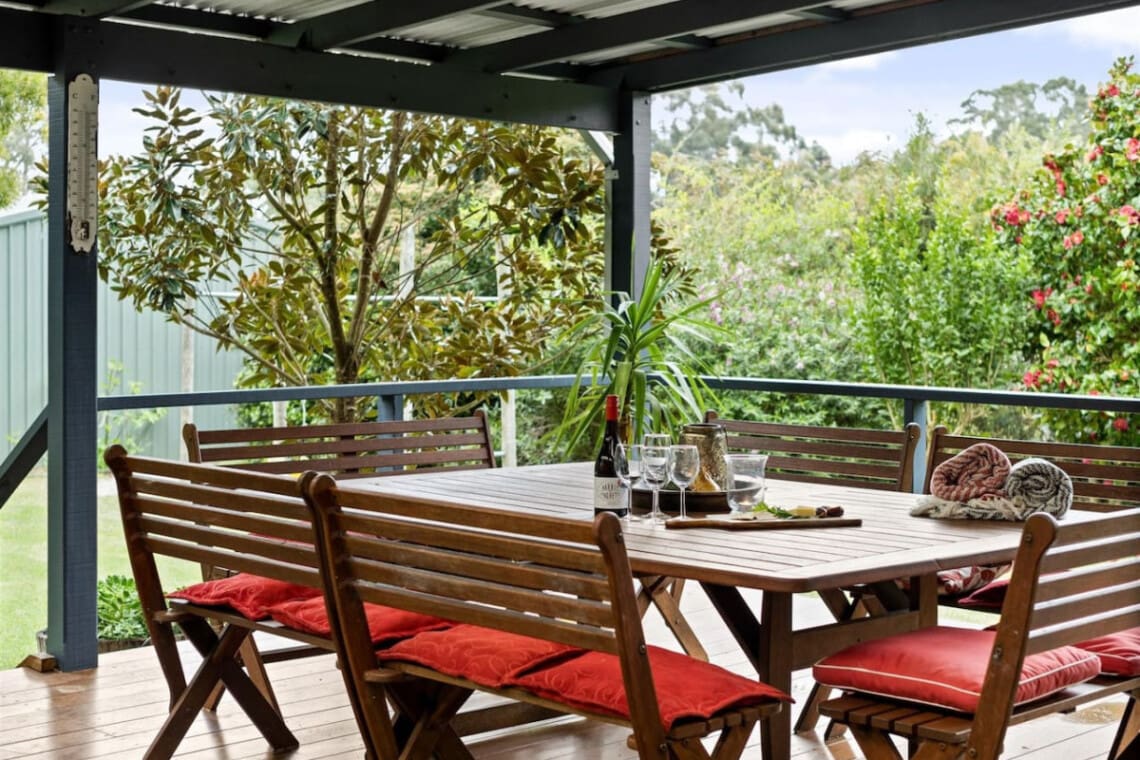 Balcony/Terrace, Seating area and Garden view