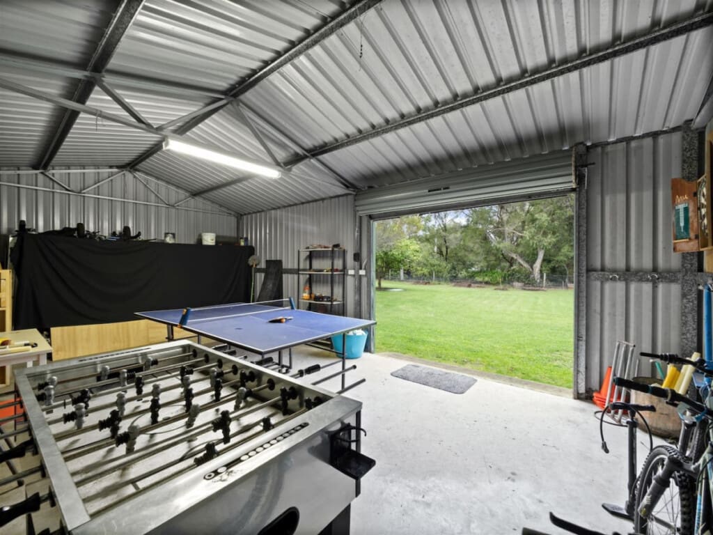 Games Room with Ping pong and Blackboard