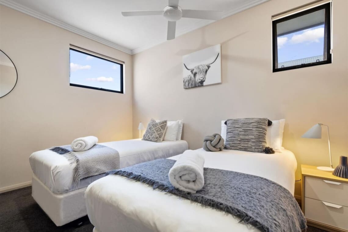 Second floor - Bedroom 3 - 2 Single beds that can be pushed to 1 King bed