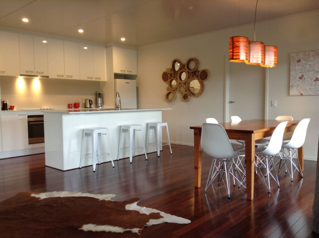 Kitchen and dining area