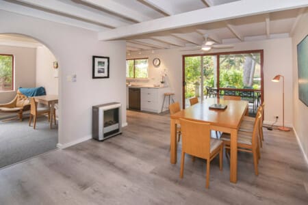 Dining area with Ceiling fan