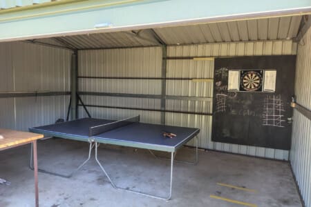 Gameroom - Game console (Nintendo Wii.), Ping pong table, Dart