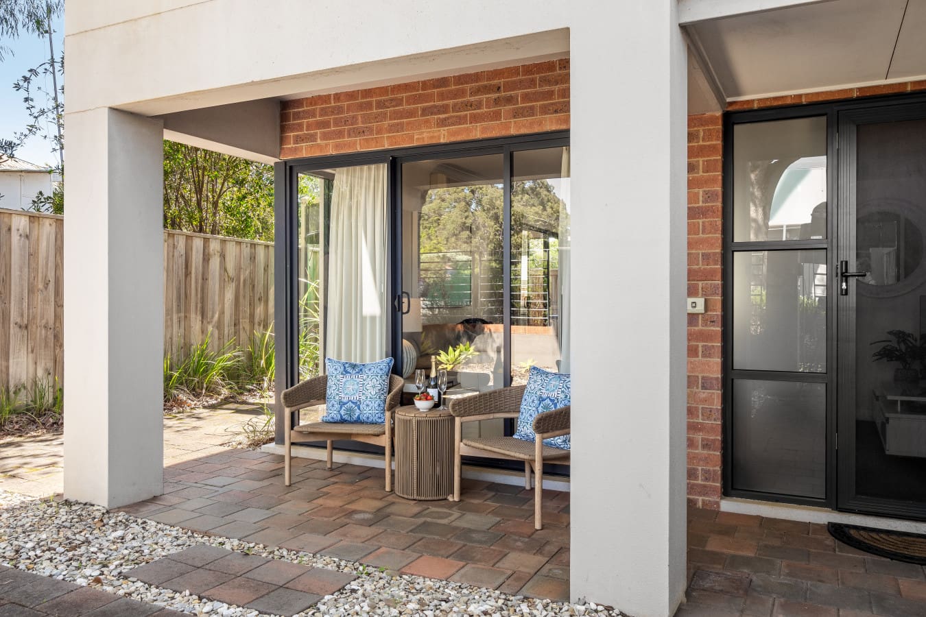 Front Entrance and Seating Area