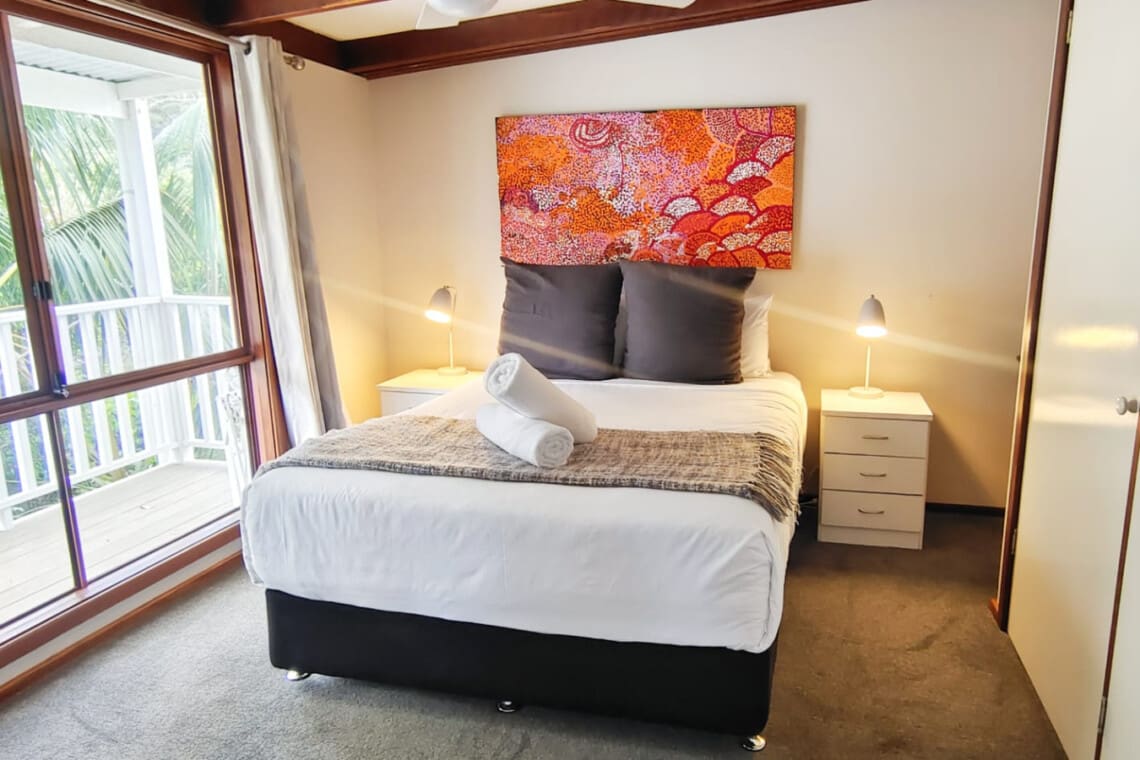 Bedroom 2 (2nd Floor) - 1 Queen Bed and with Ceiling Fan