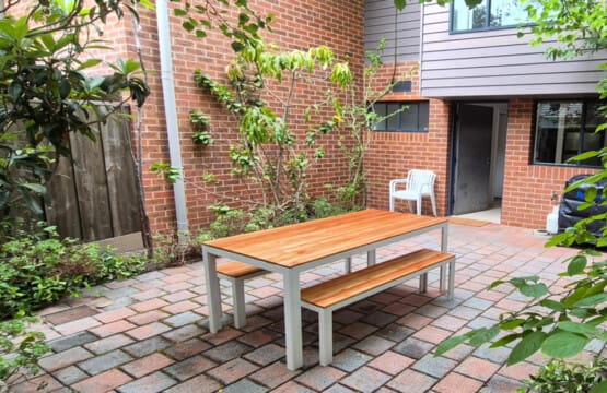 Garden, Outdoor seating, dining, and BBQ (gas) area