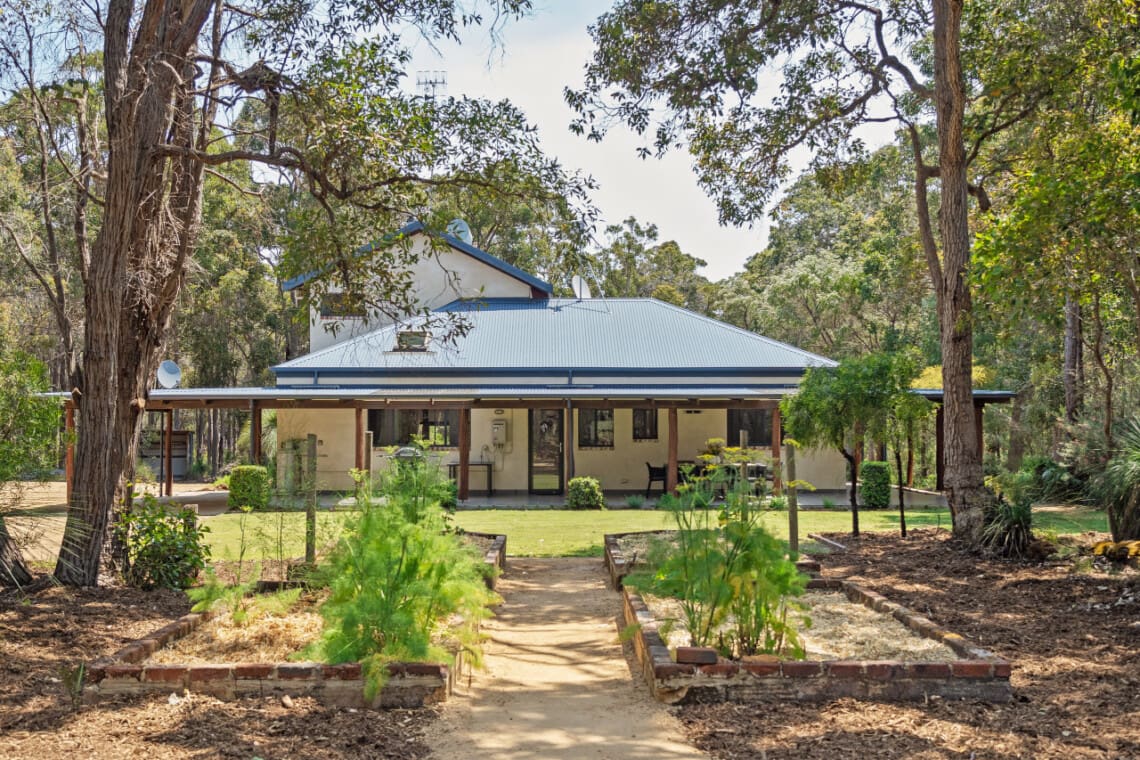 Back Garden with Vegetable Patch