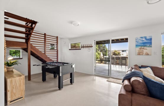 Foosball Table, Stairs & Verandah