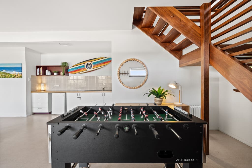 Foosball Table & Stairs